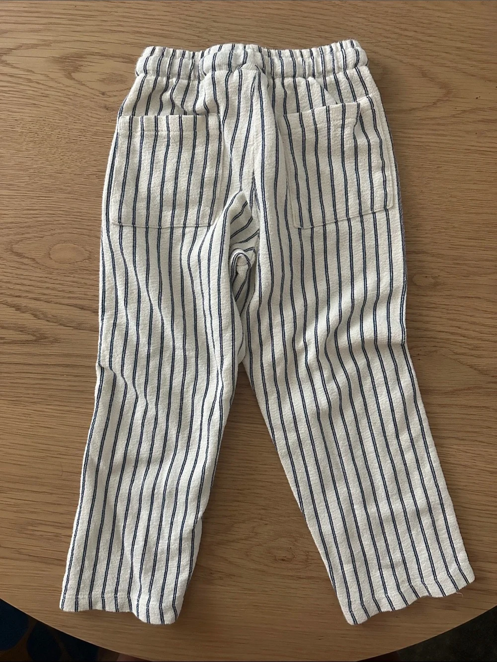 ZARA stripped textured pants size 5
